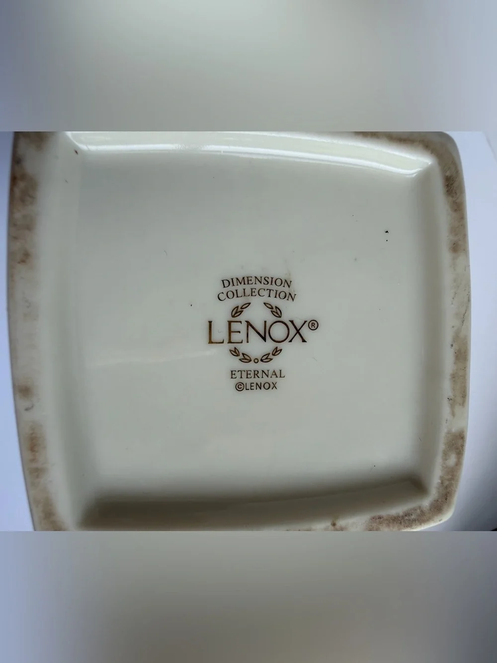 Lenox Eternal Large 11” 24 K Gold Trimmed Vase Dimension Collection Greek
